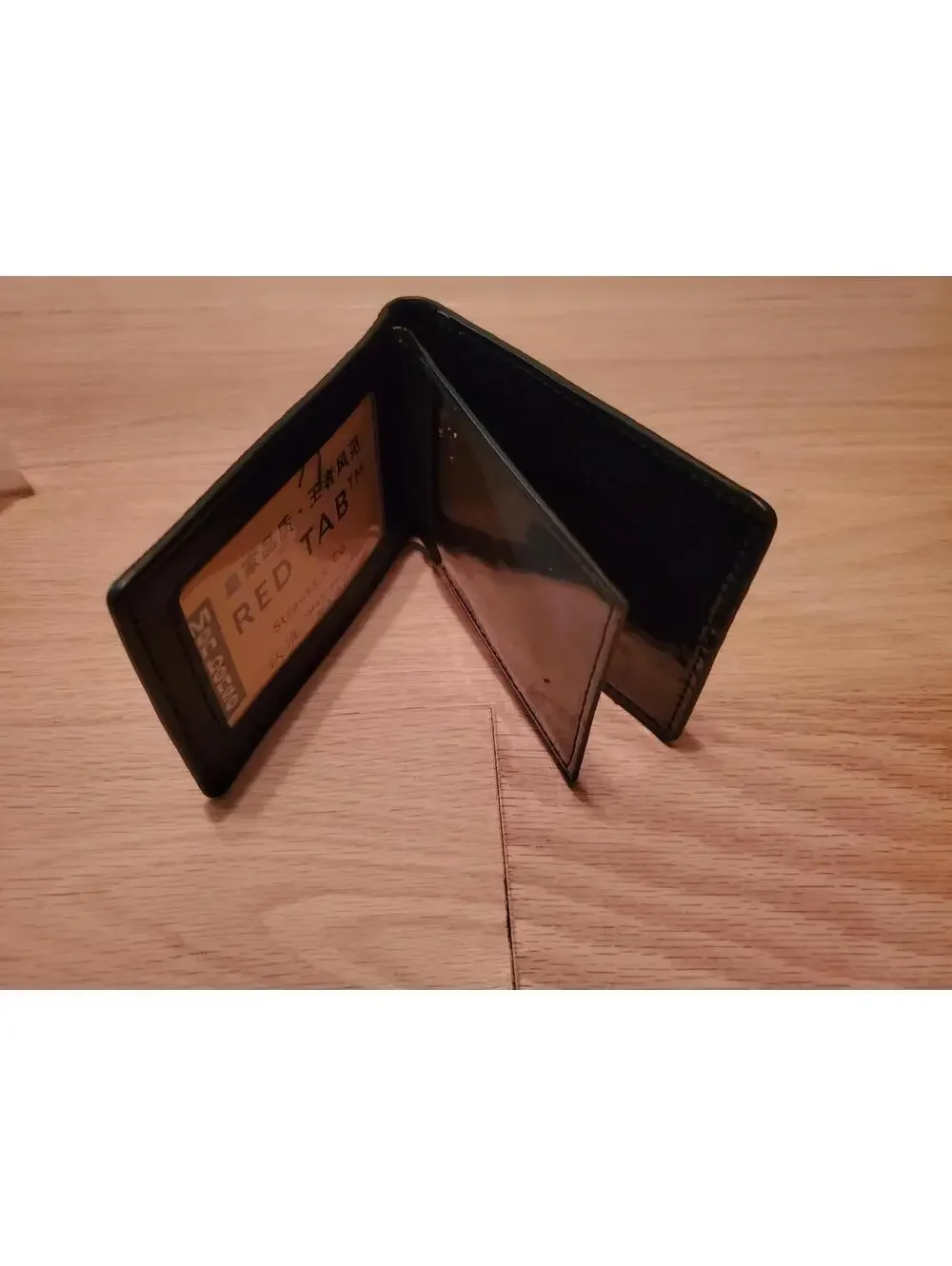 Black Crocodile Embossed Leather Card Holder with 3D Crocodile Head Design